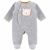 Pyjama chaud Babou & Kendi en velours gris (6 mois)
